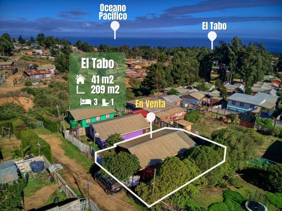 Casa con patio en venta en El Tabo — vista principal