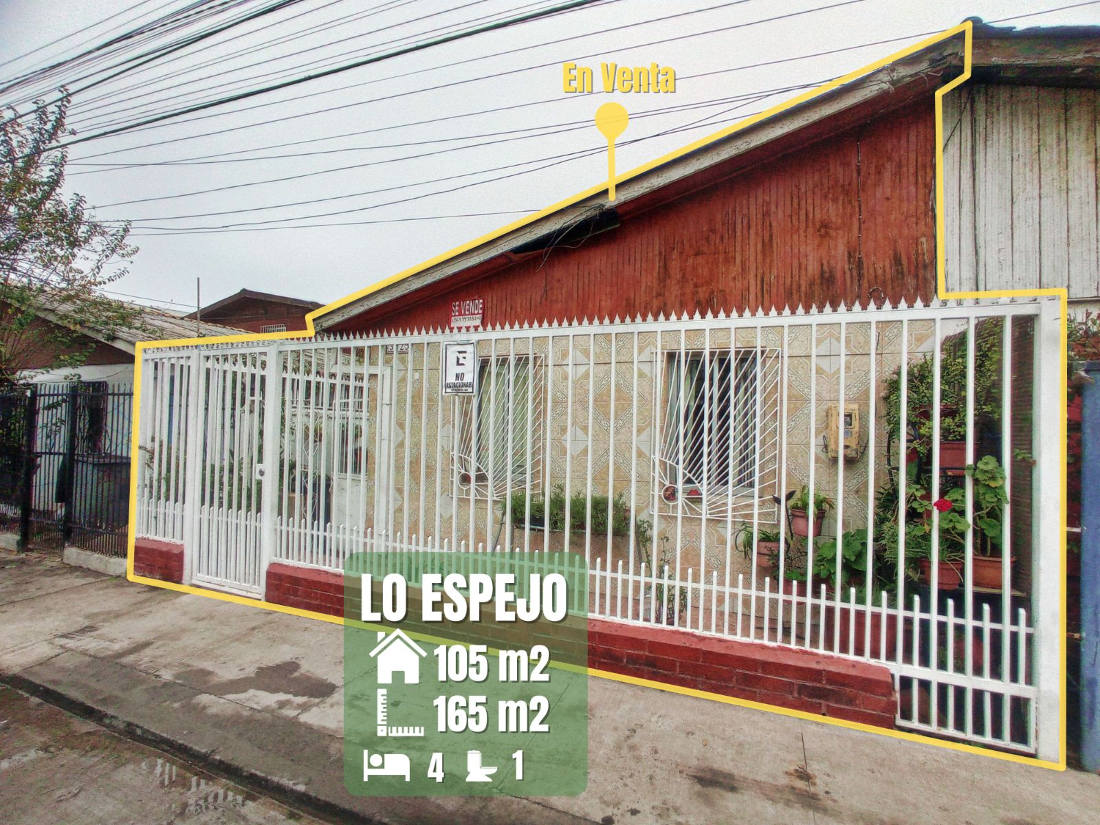 Casa barata en Lo Espejo — vista principal