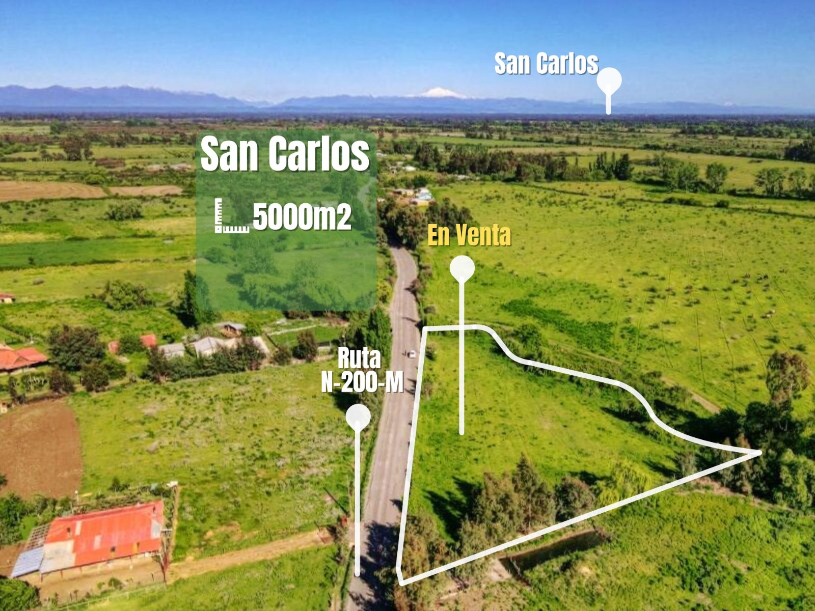 Parcela barata en San Carlos — vista principal