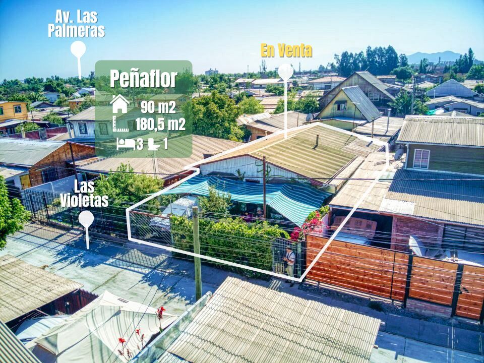 Casa 180 m2 en Peñaflor, 3 dormitorios, 180 m² — vista principal
