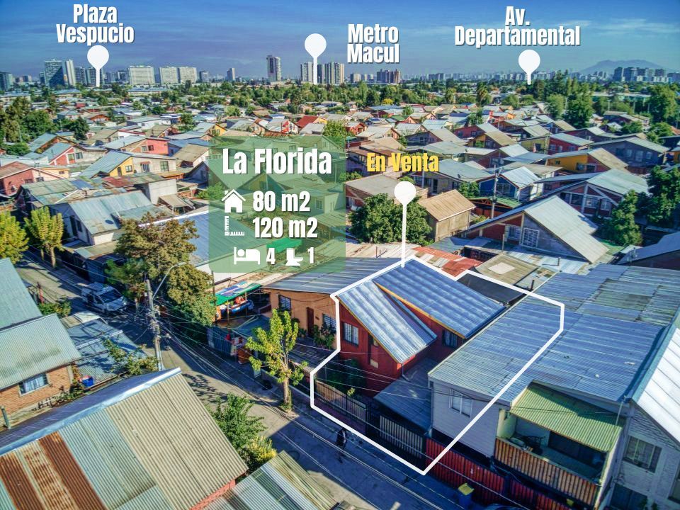 Casa 4 dormitorios en venta en La Florida — vista principal