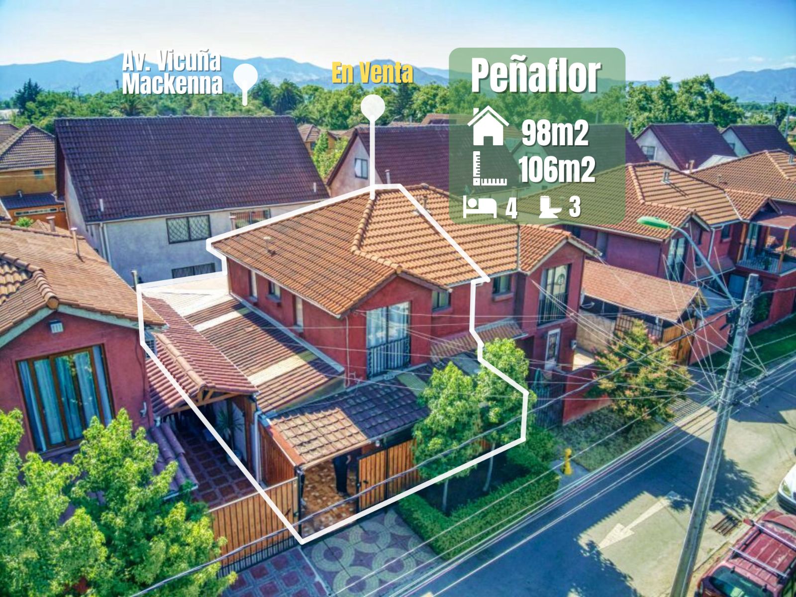 Casa 4 dormitorios en venta en Peñaflor — vista principal