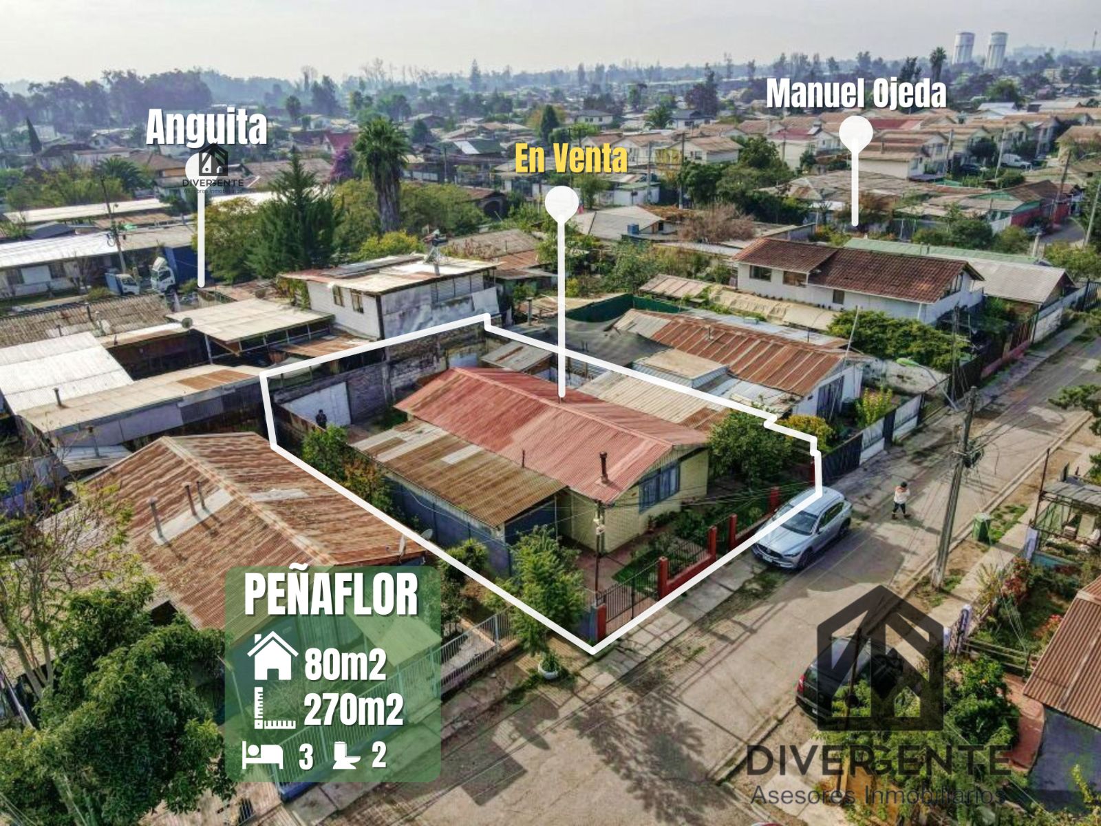 Casa con jardin en venta en Peñaflor — vista principal