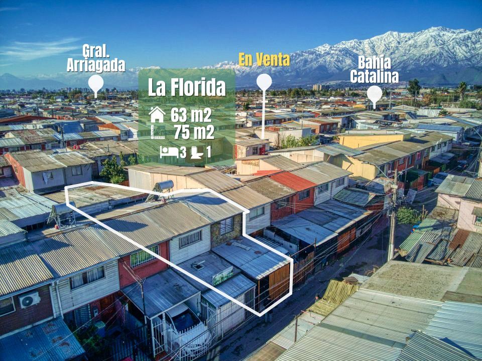 Casa con terraza en venta en La Florida — vista principal