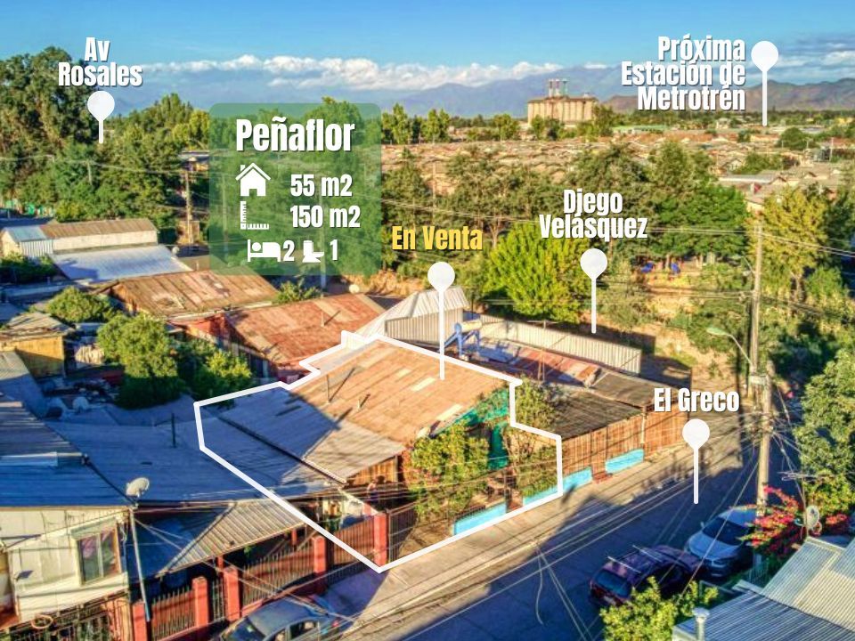 Casa con terraza en venta en Peñaflor — vista principal