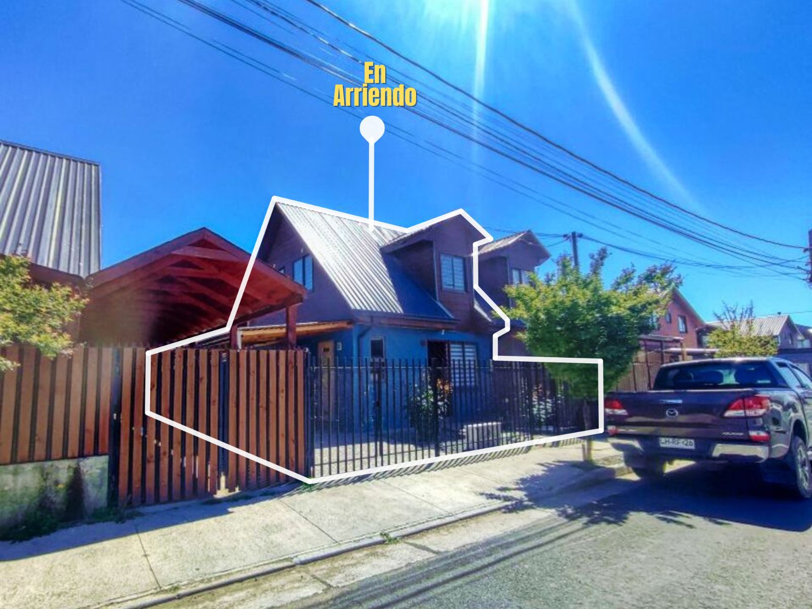Casa en arriendo en San Javier, 3 dormitorios, 48 m² — vista principal