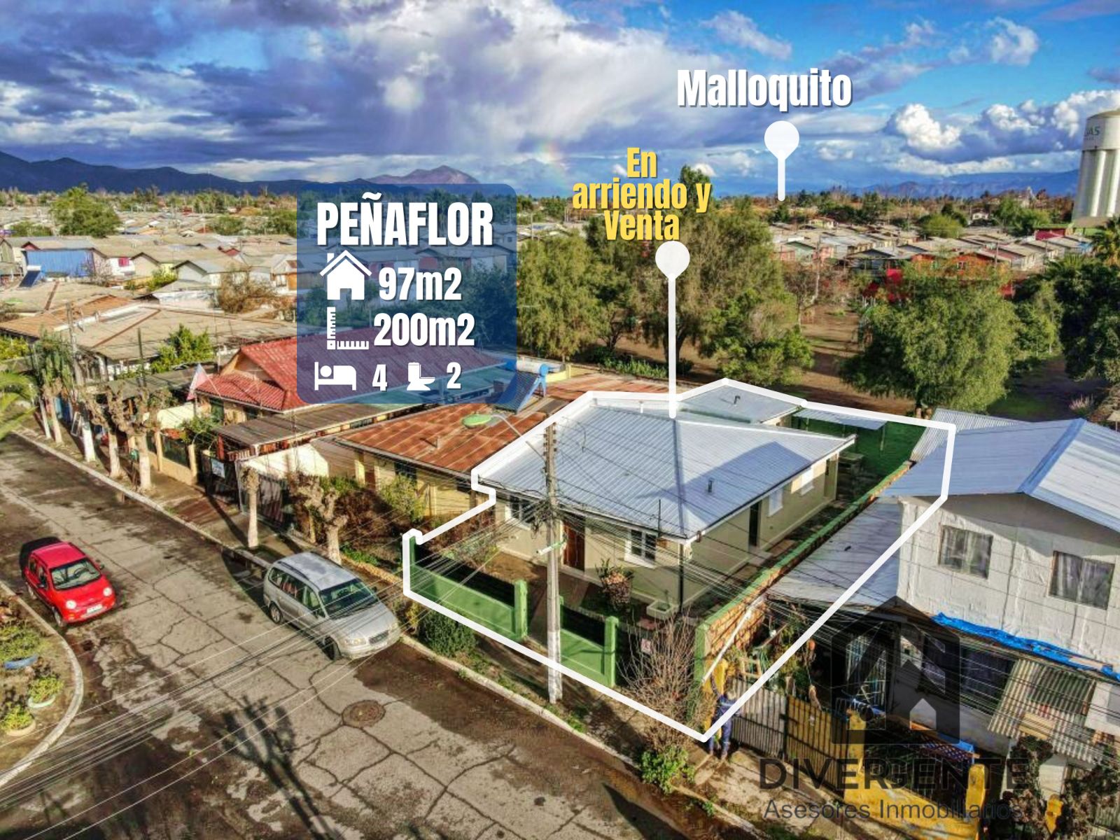 Casa en Venta en Peñaflor, Prácticamente nueva. — vista principal