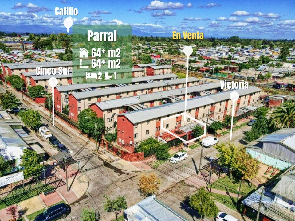Departamento barata en Parral, 2 dormitorios, 64 m² — imagen 2 de 20