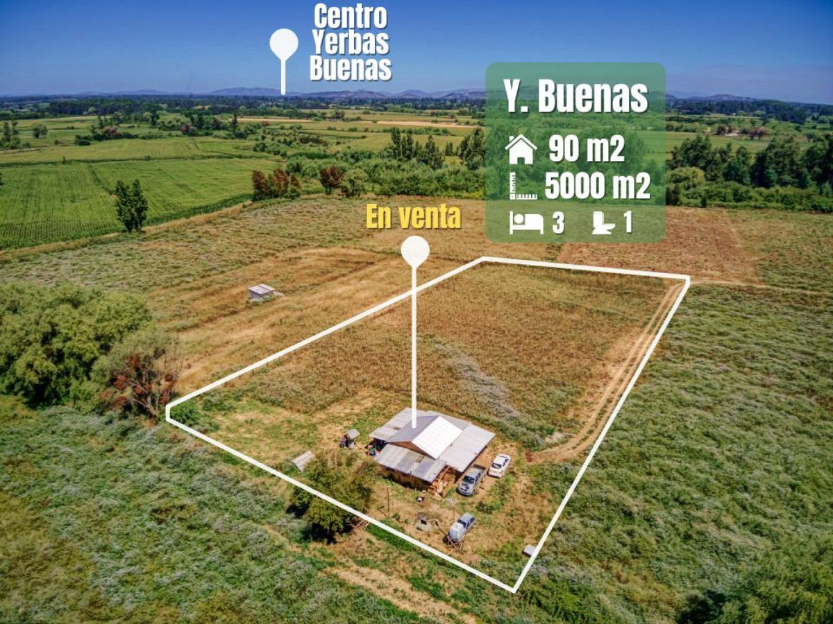 Parcela barata en Yerbas Buenas, 3 dormitorios, 5000 m² — vista principal