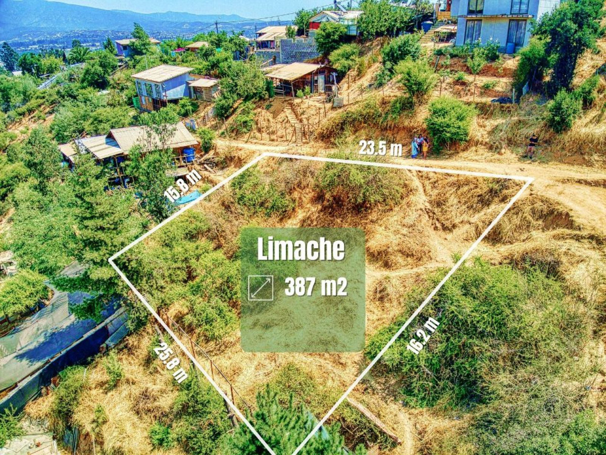 Terreno barata en Limache, 387 m² — vista principal