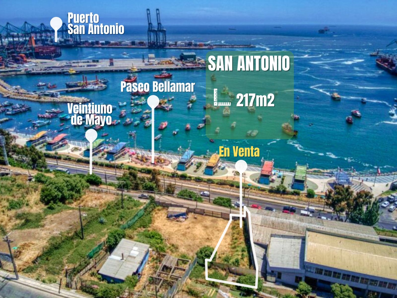 Terreno barata en San Antonio, 217 m² — vista principal